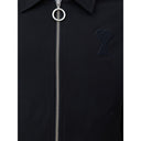 Black Polyester Jacket Ami Paris