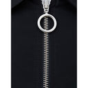 Black Polyester Jacket Ami Paris