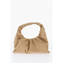 Beige Cowhide Tote Bag