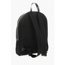 Solid Color Canvas Backpack with Embroidered Logo