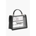 Black Pvc Tote Bag