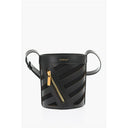Black Calfskin Shoulder Bag