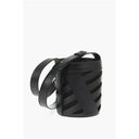 Black Calfskin Shoulder Bag