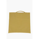 Yellow Calfskin Tote Bag