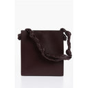 Burgundy Cowhide Shoulder Bag