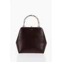 Burgundy Cowhide Tote Bag
