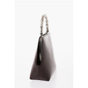 Burgundy Cowhide Tote Bag