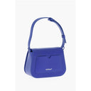 Blue Calfskin Shoulder Bag