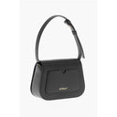 Black Calfskin Shoulder Bag