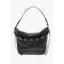 Black Calfskin Shoulder Bag