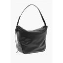 Black Calfskin Shoulder Bag
