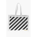 Black And White Leather Tote Bag