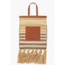 Yellow Raffia Tote Bag