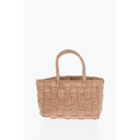 Beige Polyethylene Tote Bag