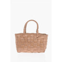 Beige Polyethylene Tote Bag