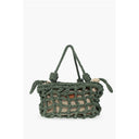 Green Polyester Shoulder Bag