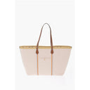 Beige Cotton Shoulder Bag