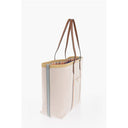 Beige Cotton Shoulder Bag