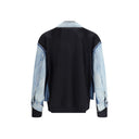 Denim Jacket with Cardigan