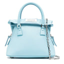 Blue Leather Handbag