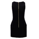 Black Wool Women Dress Balmain