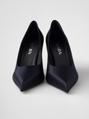 Blue Satin Pumps Prada