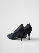 Blue Satin Pumps Prada