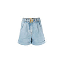 Blue Cotton Short Balmain