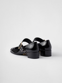Black Patent leather Mary Jane pumps Prada