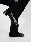 Black Patent leather Mary Jane pumps Prada