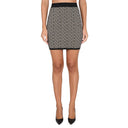 Black Viscose Skirt Balmain