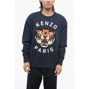 Front Embroidered LUCKY TIGER Crew Neck Sweatshirt