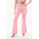 Mohair Blend Pants with Flared Leg