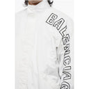 Nylon Windbreaker with Embroidered Logo