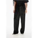 Velvet Wide-leg Pants