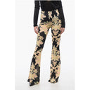 Floral High-waisted Pants