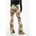 Floral High-waisted Pants