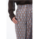 Jacquard Pleated Pants
