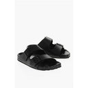 Leather SUNDAY Sliders with Double Buckle