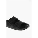 Leather SUNDAY Sliders with Double Buckle