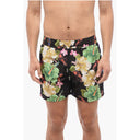 Floral Patterned Swim Shorts with 2 Pockets