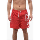 ICON Nylon Swim Shorts with Maxi Printed Logo