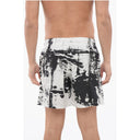 Drawstringed GRAFFITI Swimshorts