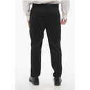 Animalier-motif Pants with Turn Ups