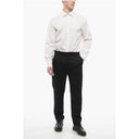 Animalier-motif Pants with Turn Ups