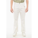 Straight Fit Denims with Embroidered Logo 24cm