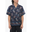 Paisley Patterned Silk Bowling Shirt