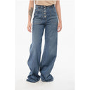 Super Wide Leg Denims with Embroidered Pockets
