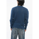 Crew Neck Cable Knit Cashmere Sweater