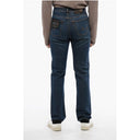 ID LUXURY DENIM Dark-washed Denims with Contrasting Embroide